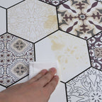 Vinyl flooring Peel and Stick floral pattern wall and floor vinyl