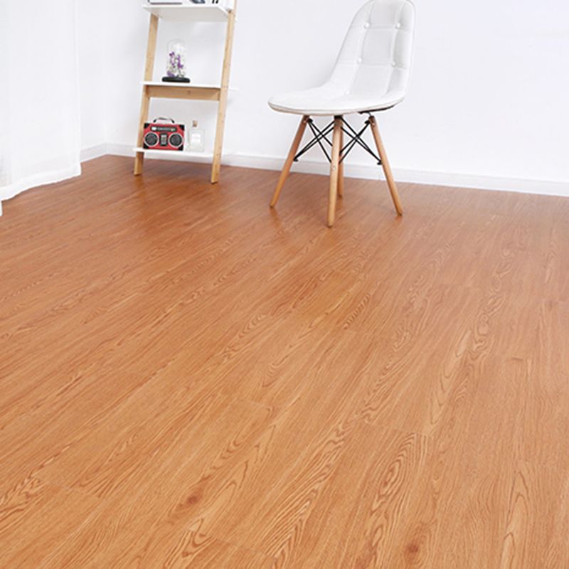 PVC Flooring Peel and Stick Smooth Wood Look Rectangular Vinyl Floor