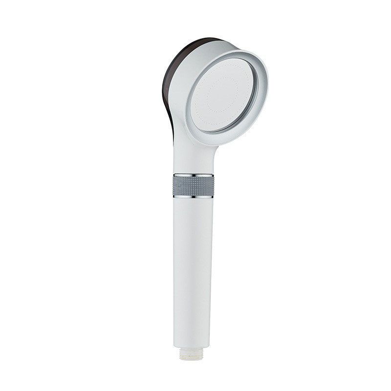 Modern Plastic Showerhead Water Filtration Round Hand Shower