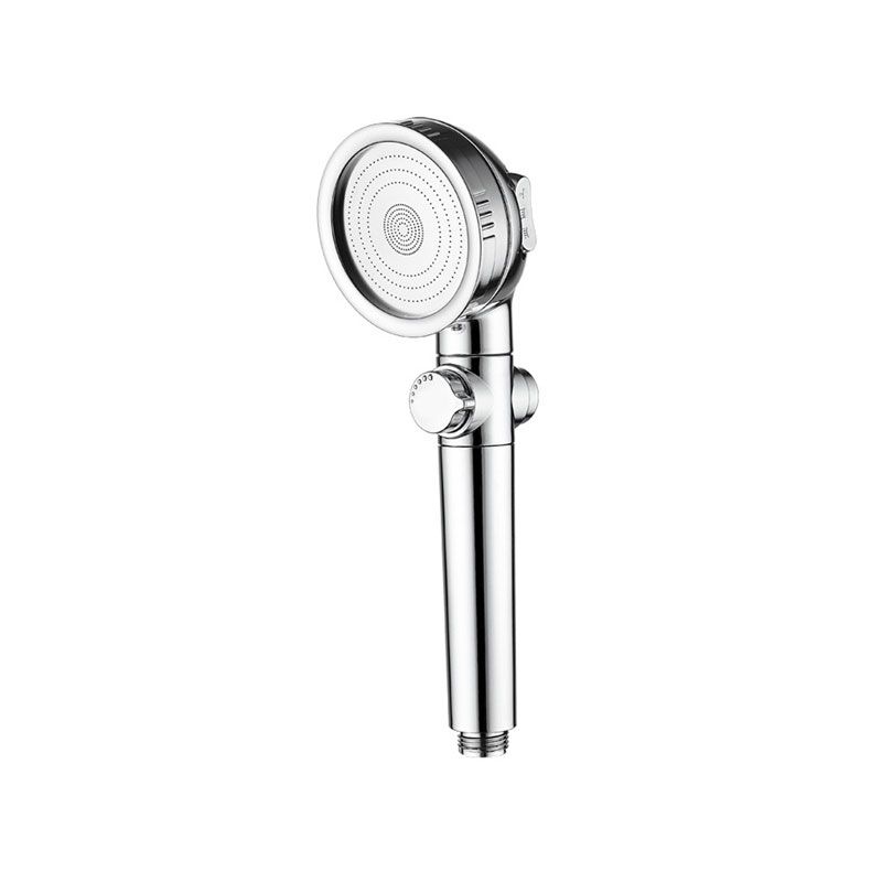 Super high pressure shower head 3 spray adjustable water flow round shower head