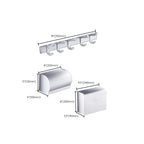Contemporary Bathroom Accessory Hardware Set made of Metal with Soap Dish