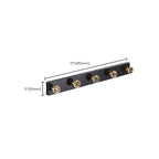 Metal and Marble Bathroom Minimalist Accessory as a Single Piece or in a Set in Gold