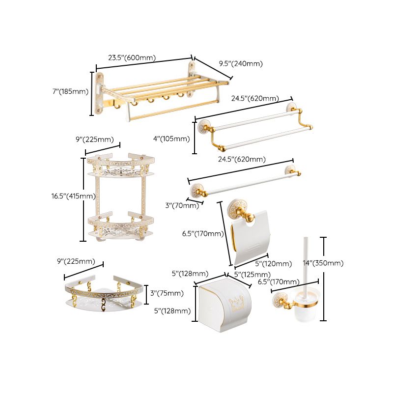 Traditional Bathroom Accessory Hardware Set Bathroom Shelf Bathroom Accessory Kit
