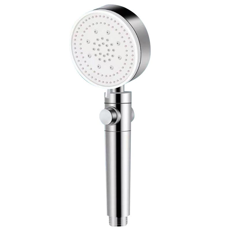 Modern Handheld Round Plastic Self-Cleaning Shower Head
