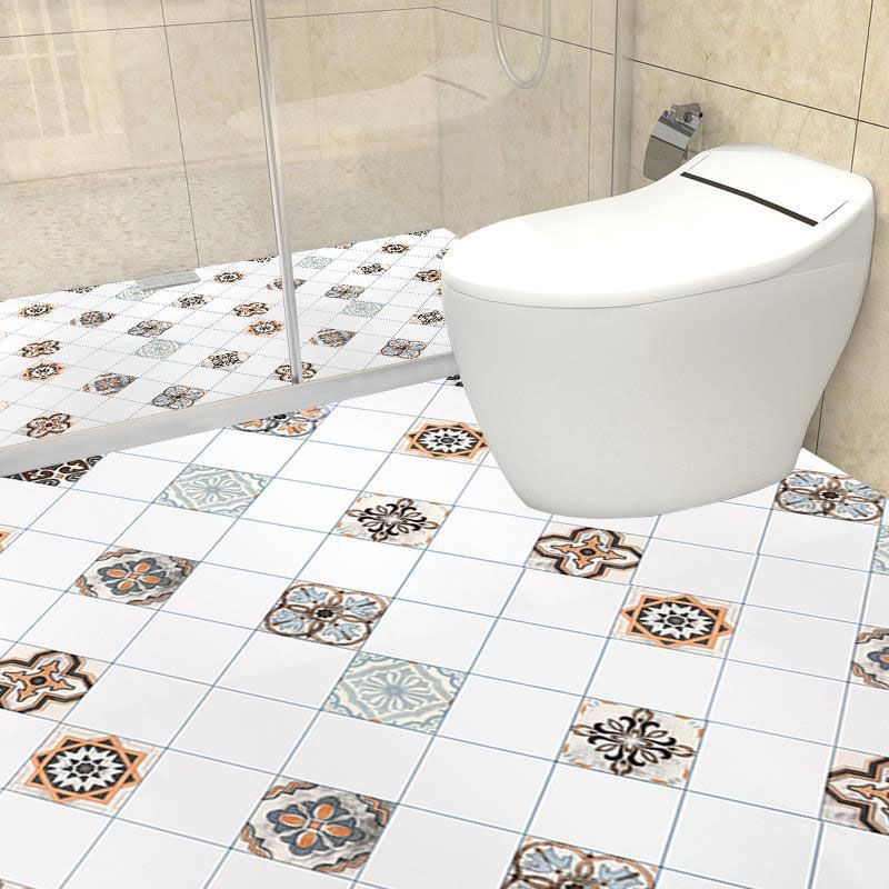 Floor covering Indoor Vinyl Ceramic Geometric Pattern Peel and Stick Flooring Vinyl