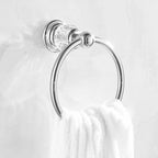 Modern Bathroom Accessories Hardware Set Silver Accessories Hardware Set