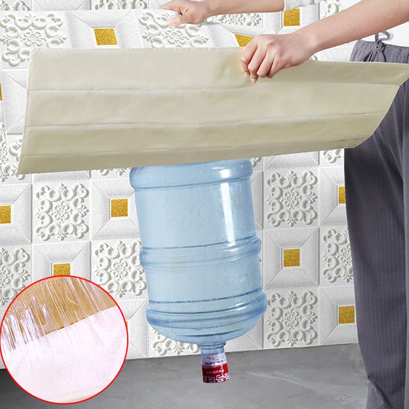 Modern Pearl Wall Bowls PVC Wall Access Panel Peel and Stick Wall Tile Set of 10