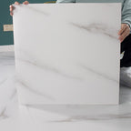 Modern vinyl flooring with marble design for peeling and attaching