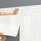 Contemporary waterproof 3D wall panel veneer for peeling and sticking for interior walls