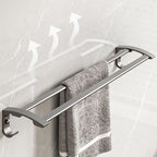 Modern Bathroom Accessories Set Gray Towel Bar Bathroom Shelf Bathroom Hardware
