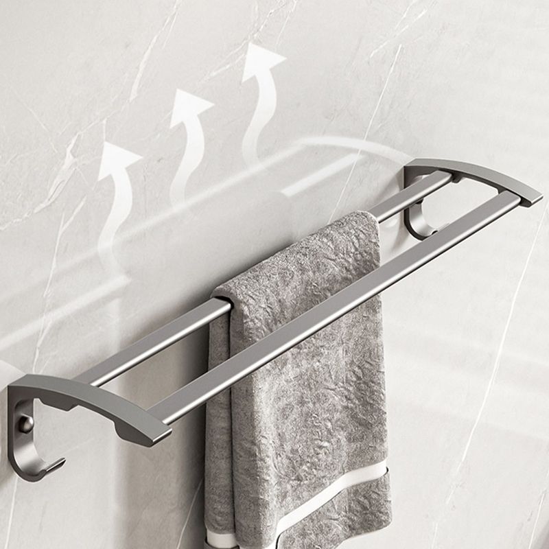 Modern Bathroom Accessories Set Gray Towel Bar Bathroom Shelf Bathroom Hardware