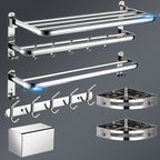Modern bathroom accessory set bathroom shelf towel bar bathroom accessories