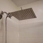 Classic Dual Shower Head Water-efficient Square Metal Dual Shower Head