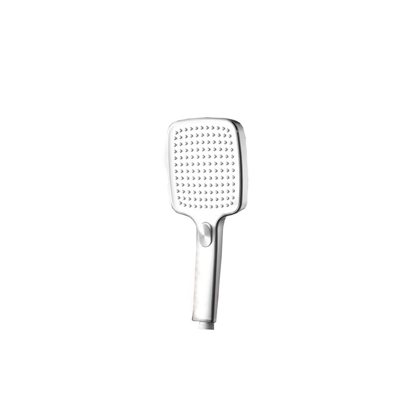 Contemporary Handheld Showerhead Square Three-Speed Spray Head