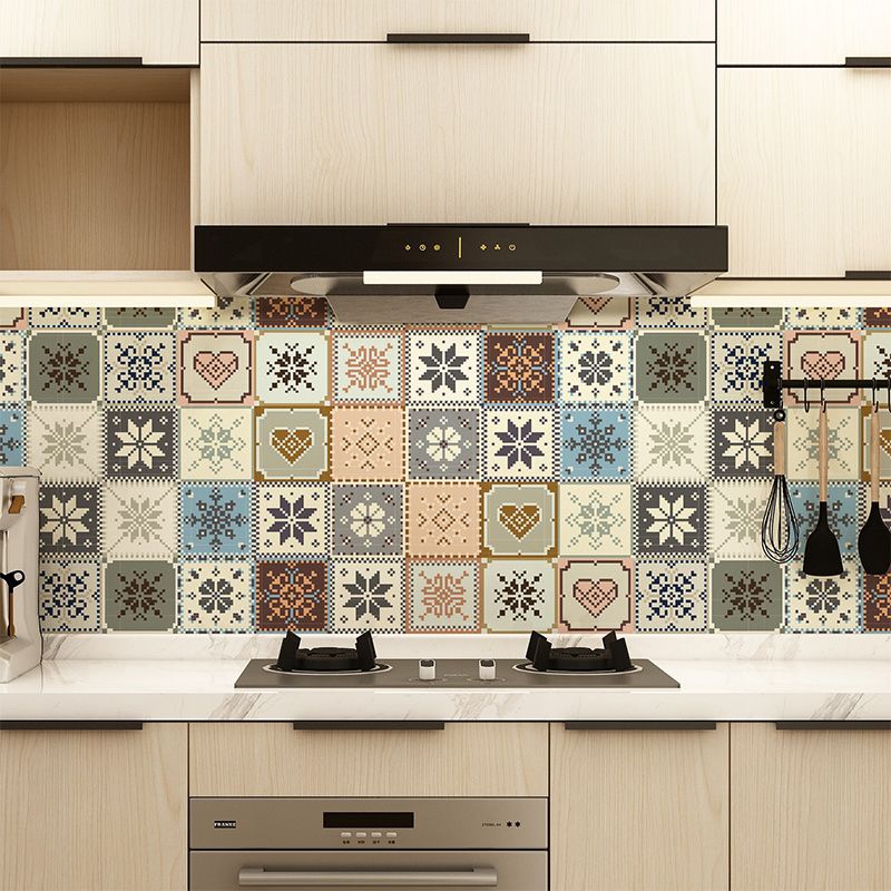 Modern Peel-and-Stick Wall Tile Mosaic Peel-and-Stick Tile