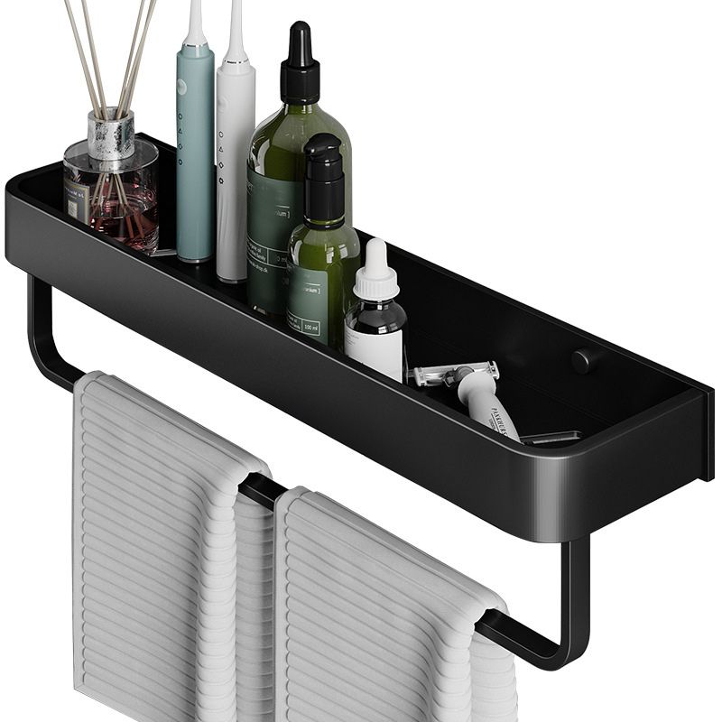 Contemporary Bathroom Accessories Hardware Set Aluminum Bathroom Shelf