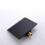 Modern Wall-Mounted Bathroom Faucet Low Arc Solid Brass Faucet