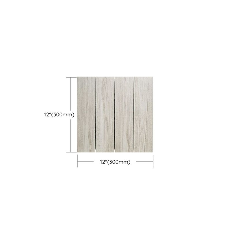 Ground Patio Square Stripe Composite Waterproof Deck Board