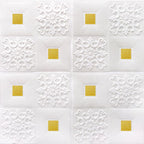 Modern wall covering foam 3D embossed peel and stick wall panel