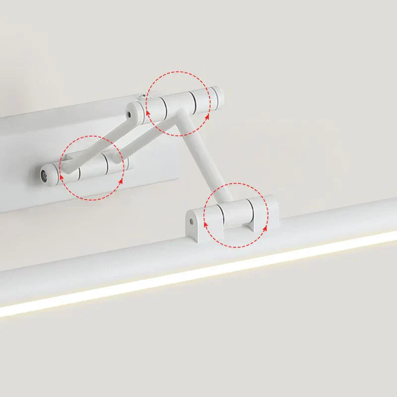 Minimalist LED Wall Light Black/White – Modern Metal Lamp for Bathroom and Indoor Use
