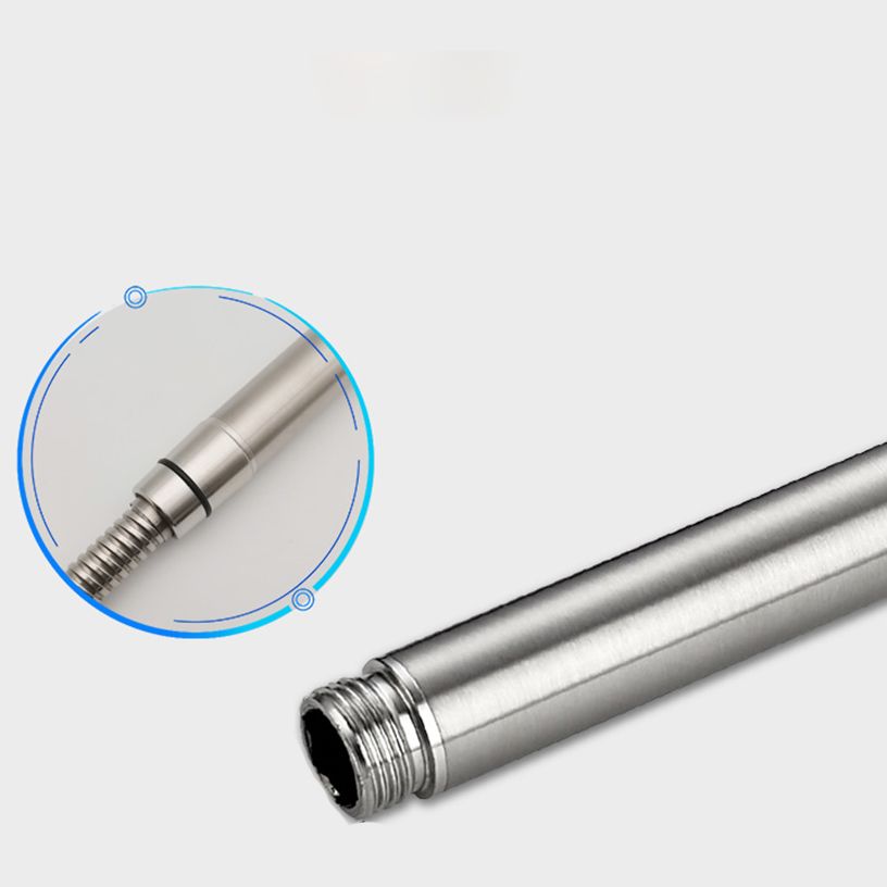 Round Handheld Shower Water Saving Showerhead Made of Stainless Steel
