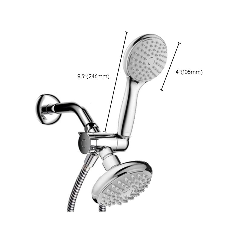 Wall-mounted Dual Shower Traditional Round Dual Shower Heads