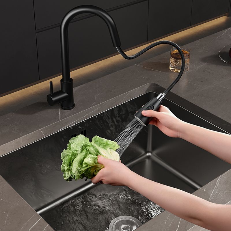 Contemporary Sink Set Stainless Steel Friction Resistant Sink Set for the Kitchen