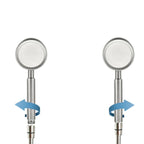 Round Hand Shower Water-Saving Shower Head Made of Stainless Steel