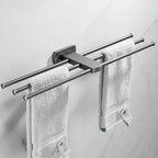 Modern Silver Bathroom Accessories As Individual Piece Or In Set With Towel Bar