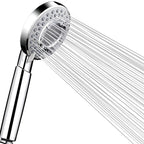 Silver Hand Shower 3 Spray Stainless Steel Wall Mount Shower Head