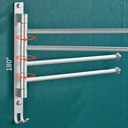 2-piece towel bar made of stainless steel Modern 13.6" B bathroom accessory set