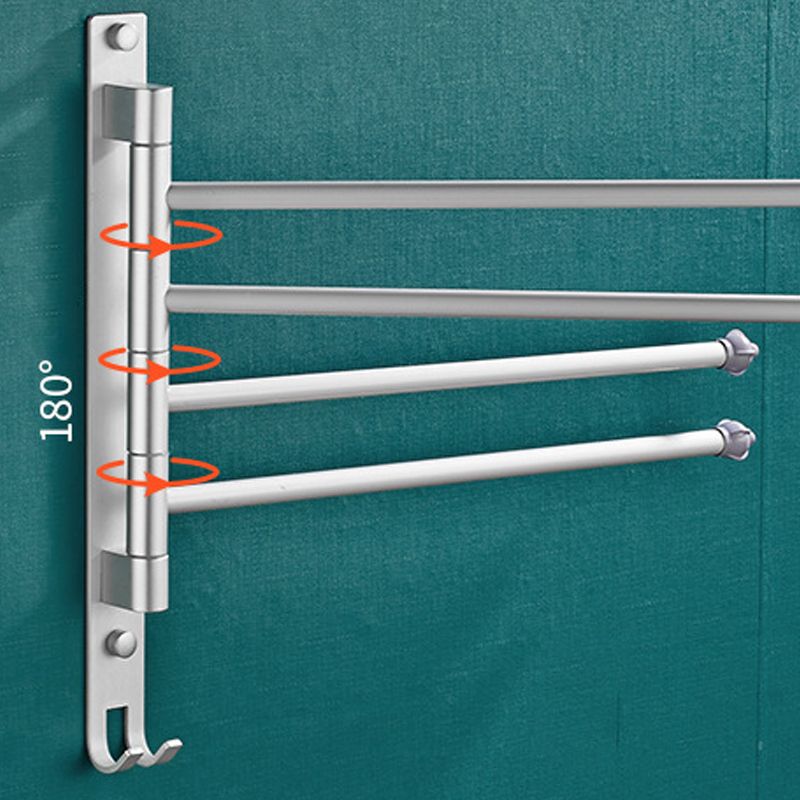 2-piece towel bar made of stainless steel Modern 13.6" B bathroom accessory set