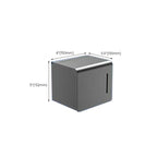 Contemporary bathroom accessory set made of aluminum with towel holder/bath shelf