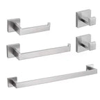 Stainless Steel Bathroom Accessories Single Piece or in Set Modern Bathroom Set