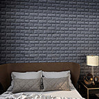 Modern Wall Tile PVC 3D Embossing Self-Adhesive Waterproof Interior Wall Panel