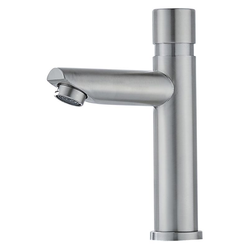 Modern Low Arc Basin Faucet with Single Lever Bathroom Sink Faucet