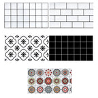 Square Mosaic Tile Peel and Stick Tile for Kitchen and Bathroom