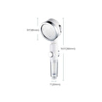 Modern handheld shower stainless steel adjustable shower head water-saving shower combo