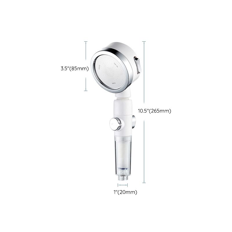 Modern handheld shower stainless steel adjustable shower head water-saving shower combo