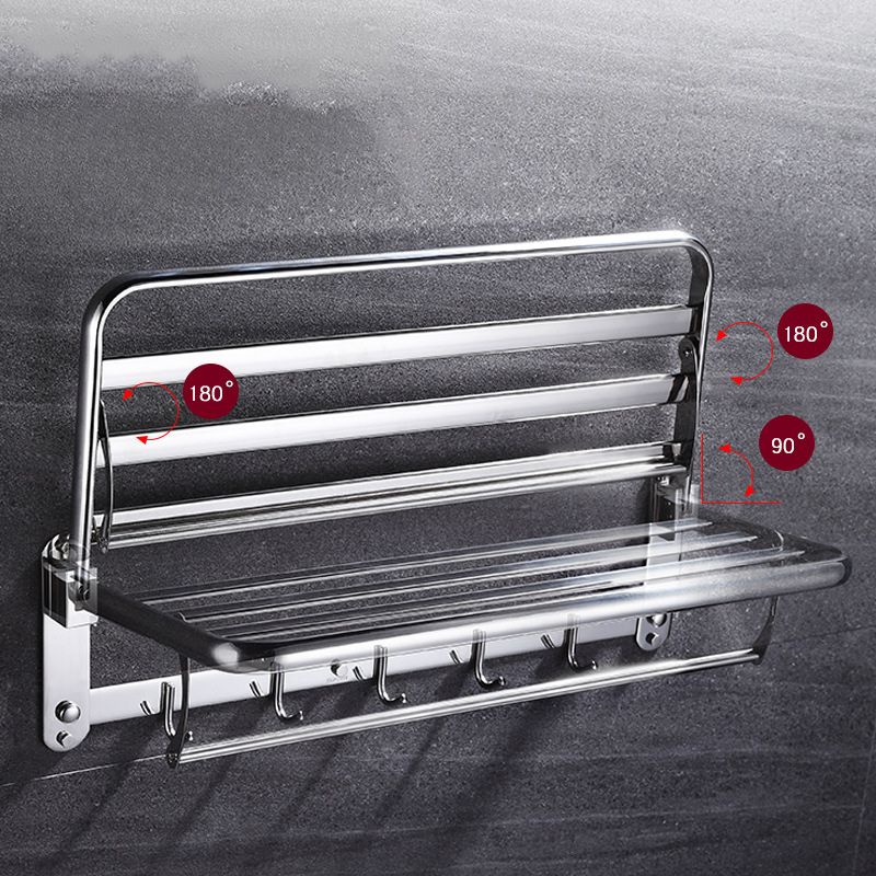 6-piece stainless steel modern bathroom accessories as a single item or as a set