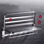 6-piece stainless steel modern bathroom accessories as a single item or as a set