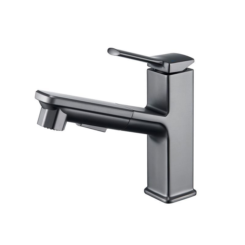 Modern Vessel Faucet Copper Solid Color Single Handle Vessel Faucet