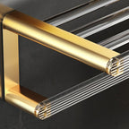 Plastic Modern Bathroom Accessories Hardware Set with Shelf