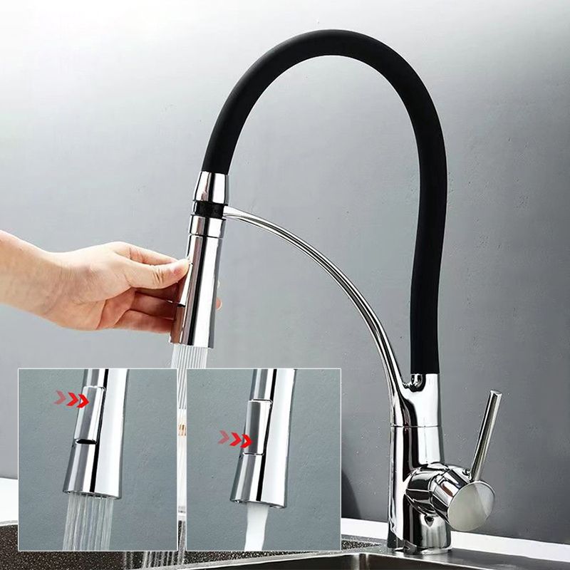 Modern 1-Hand Faucets Copper Touchless with Water Dispenser Standard Kitchen Faucet
