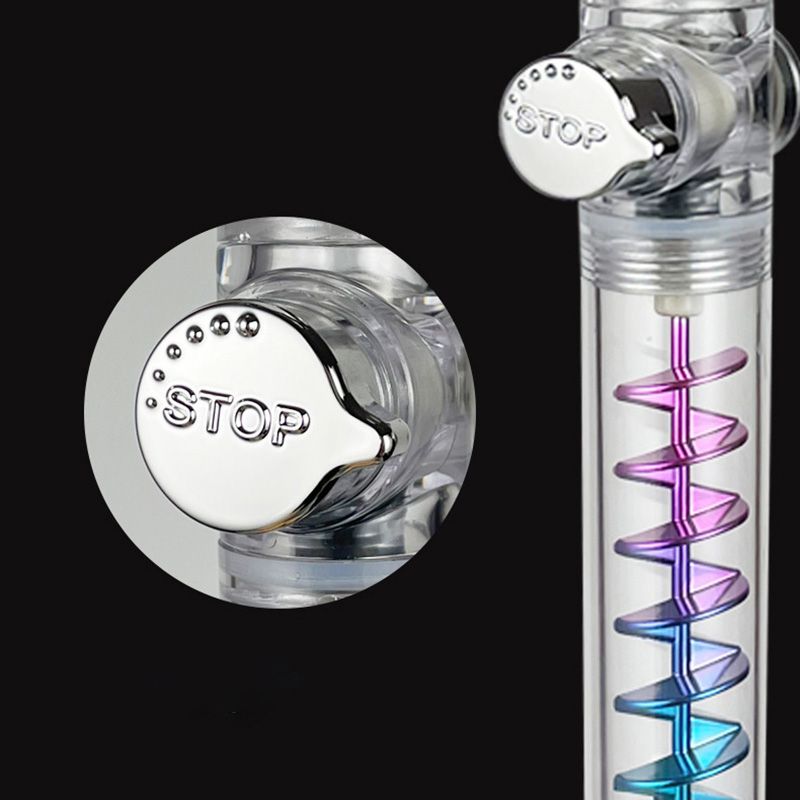 Modern showerhead bathroom hand shower made of plastic with adjustable water flow