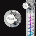 Modern showerhead bathroom hand shower made of plastic with adjustable water flow