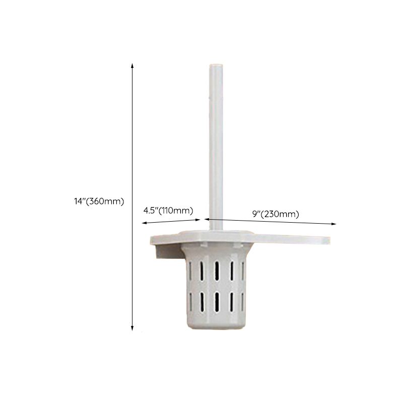 White Bathroom Accessory Set Contemporary Aluminum Bathroom Accessory Kit with Towel Holder