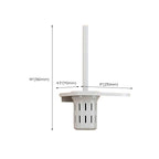 White Bathroom Accessory Set Contemporary Aluminum Bathroom Accessory Kit with Towel Holder