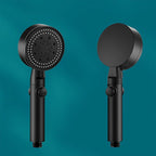 Contemporary Shower Head Handheld Shower Wall Mount Round Plastic Shower Head Combo