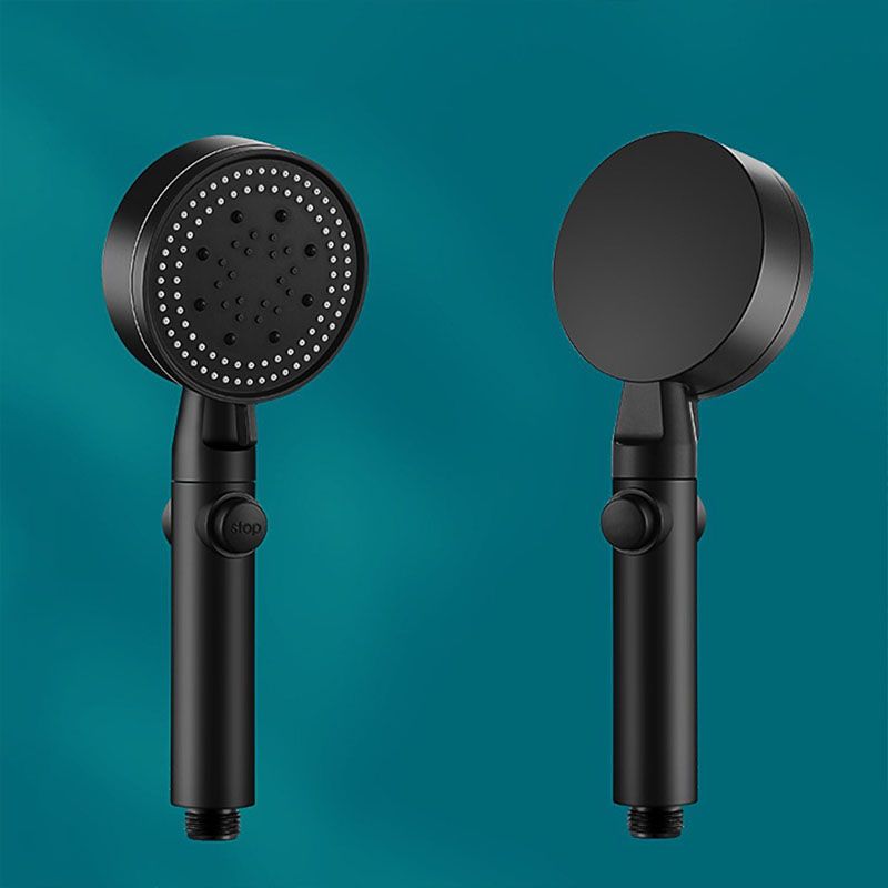 Contemporary Shower Head Handheld Shower Wall Mount Round Plastic Shower Head Combo